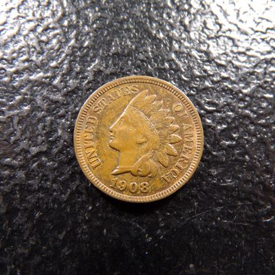 1908 HIGH GRADE INDIAN HEAD CENT