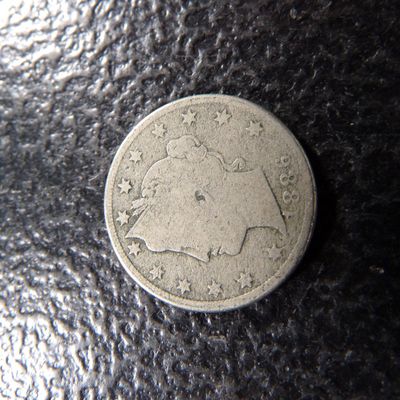1886 KEY DATE LIBERTY HEAD V NICKEL