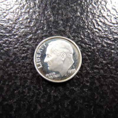 1995-S ROOSEVELT SILVER PROOF DIME