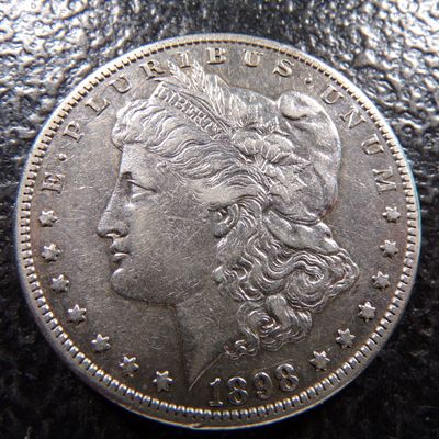 1898-S MORGAN SILVER DOLLAR