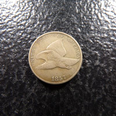 1857 FLYING EAGLE CENT