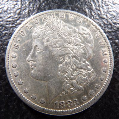 1883-O MORGAN SILVER DOLLAR