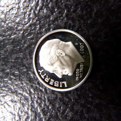 2007-S ROOSEVELT SILVER PROOF DIME