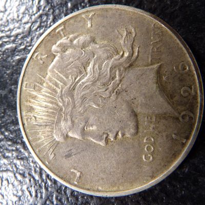 1926-D PEACE SILVER DOLLAR