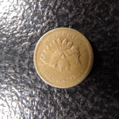 1859 COPPER NICKEL INDIAN CENT