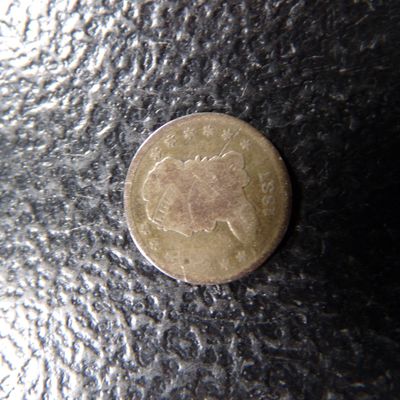 1837 CAPPED BUST SILVER HALF DIME