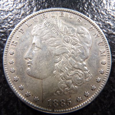 1885 MORGAN SILVER DOLLAR