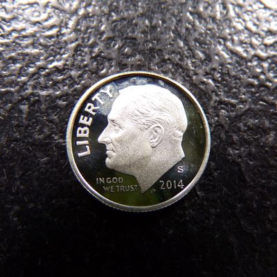 2014-S ROOSEVELT SILVER PROOF DIME