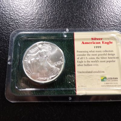 1999 AMERICAN SILVER EAGLE DOLLAR