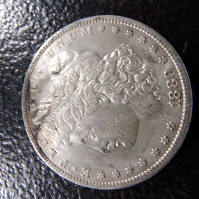 1880-O MORGAN SILVER DOLLAR