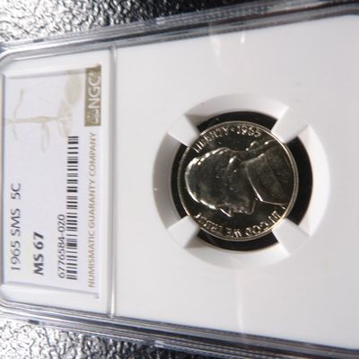 1965 SMS NGC MS67 JEFFERSON NICKEL
