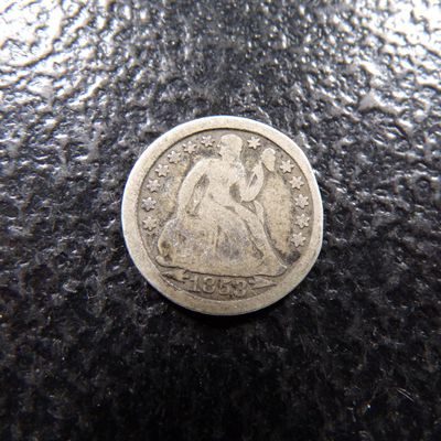 1853 SEATED LIBERTY SILVER DIME