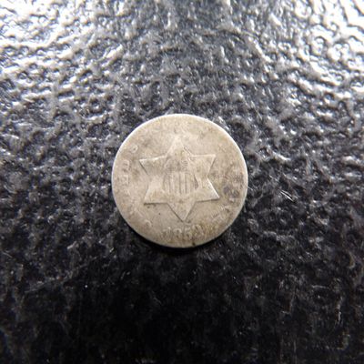 1853 THREE CENT SILVER