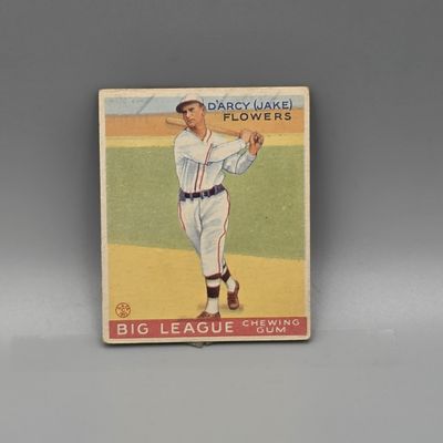 Sale Photo Thumbnail #166: 1933 Goudey Jake Flowers #151