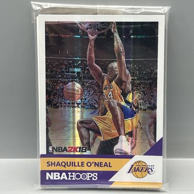 Sale Photo Thumbnail #177: 2017-18 Hoops NBA2K18 Shaquille O'Neal Promo Factory Sealed Pack