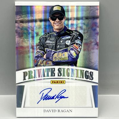 Sale Photo Thumbnail #32: 2017 Panini Private Signings David Ragan #1/1 Auto