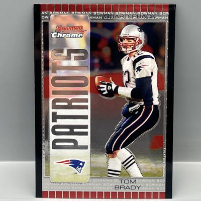 Sale Photo Thumbnail #4: 2005 Bowman Chrome Tom Brady #8