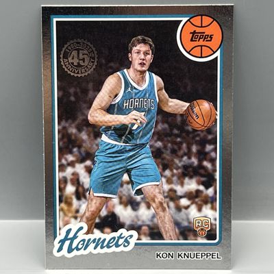 Sale Photo Thumbnail #171: 2025 Topps Kon Knueppel 45th Anniversary Foil RC #80BK-53