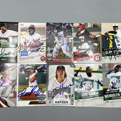 Sale Photo Thumbnail #104: (10) Assorted Cincinnati Reds Minor League Baseball Prospect/RC In Person Autos - No COAs
