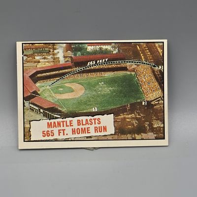 Sale Photo Thumbnail #152: 1961 Topps Mickey Mantle #406 HOF
