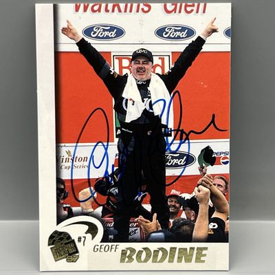 Sale Photo Thumbnail #80: 1997 Press Pass Racing Geoff Bodine Pack Pulled Auto #15