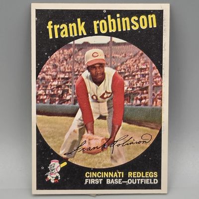 Sale Photo Thumbnail #198: 1959 Topps Frank Robinson #435 HOF 3rd Year Card - Sharp