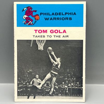 Sale Photo Thumbnail #9: 1961 Fleer Tom Gola Takes To The Air #51