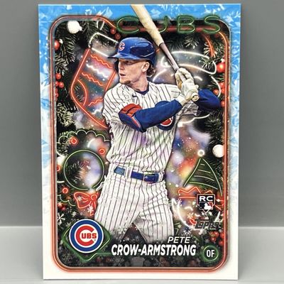 Sale Photo Thumbnail #79: 2024 Topps Holiday Pete Crow-Armstrong RC #H136