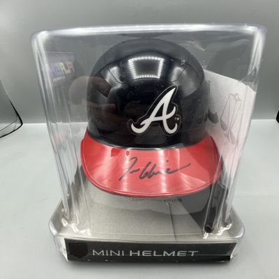 Sale Photo Thumbnail #46: Tom Glavine Atlanta Braves Autographed Flash Alternate Mini Helmet W/ JSA COA