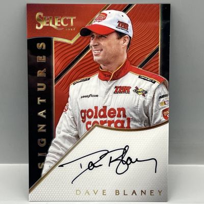 Sale Photo Thumbnail #62: 2017 Panini Select Racing Dave Blaney Red Auto #/25
