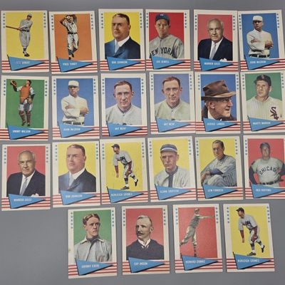 Sale Photo Thumbnail #160: (22) 1961 Fleer Baseball Cards - Almost all if not All HOFers - Most Mid Grade A Few Lesser