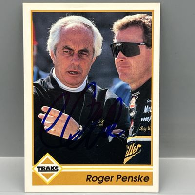 Sale Photo Thumbnail #26: 1992 Traks Racing Roger Penske In Person Auto - No COA