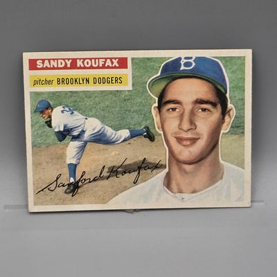 Sale Photo Thumbnail #111: 1956 Topps Sandy Koufax #79 MC -  HOF 2nd Year