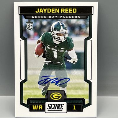 Sale Photo Thumbnail #41: 2023 Panini Score Jayden Reed RC Auto #363