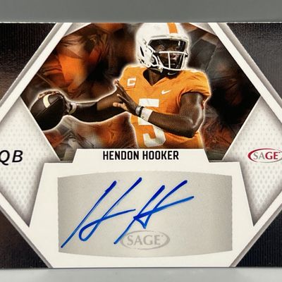 Sale Photo Thumbnail #29: 2023 Sage Hendon Hooker RC Auto #A-HH