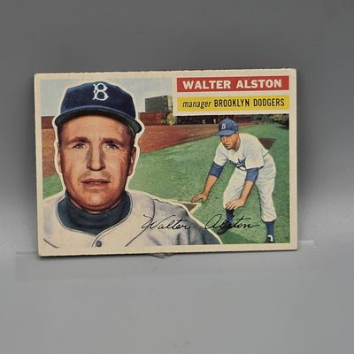 Sale Photo Thumbnail #105: 1956 Topps Walt Alston RC #8 HOF