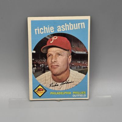 Sale Photo Thumbnail #129: 1959 Topps Richie Ashburn #300 HOF