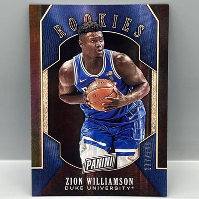 Sale Photo Thumbnail #103: 2019 Panini Black Friday Zion Williamson RC #/199