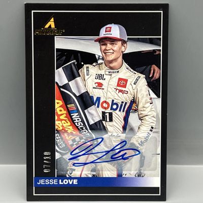 Sale Photo Thumbnail #68: 2022 Panini Chronicles Pinnacle Racing Jesse Love Auto #/10