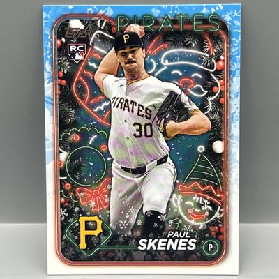 Sale Photo Thumbnail #77: 2024 Topps Holiday Paul Skenes RC #H165
