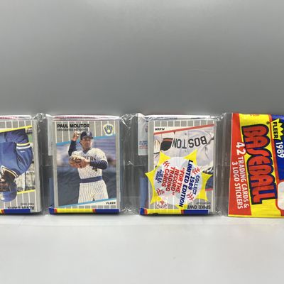 Sale Photo Thumbnail #179: 1989 Fleer Baseball Factory Sealed Rack Pack - Possible Ken Griffey Jr RC, Billy Ripkens