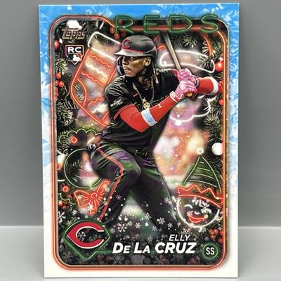 Sale Photo Thumbnail #82: 2024 Topps Holiday Elly De La Cruz RC #H102