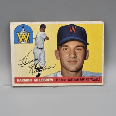 Sale Photo Thumbnail #168: 1955 Topps Harmon Killebrew #124 Rookie HOF