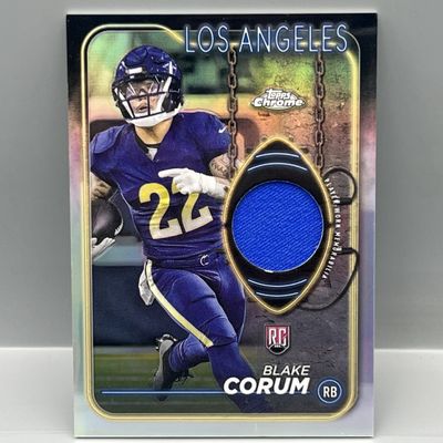 Sale Photo Thumbnail #203: 2024 Topps Chrome Blake Corum Player Worn RC Relic