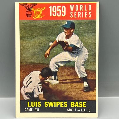 Sale Photo Thumbnail #39: 1960 Topps Luis Aparicio World Series #389