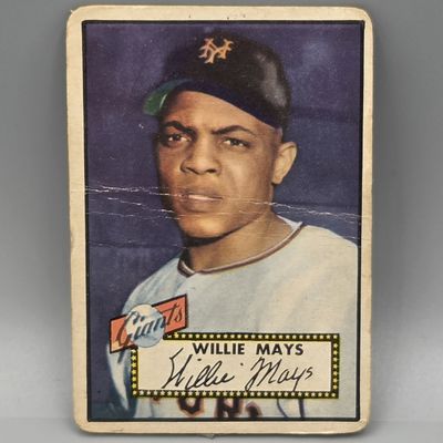 Sale Photo Thumbnail #188: 1952 Topps Willie Mays #261 HOF
