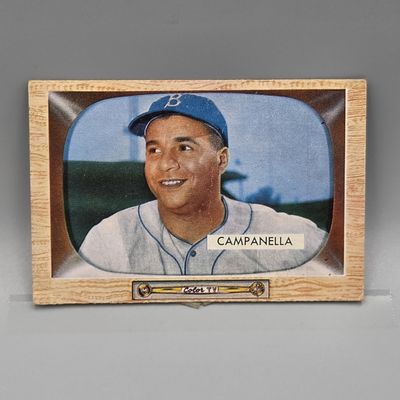 Sale Photo Thumbnail #172: 1955 Bowman Roy Campanella #22 HOF