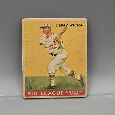 Sale Photo Thumbnail #99: 1933 Goudey Jimmy Wilson #37 - Tougher Low Number