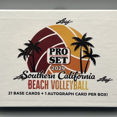 Sale Photo Thumbnail #75: 2024 Pro Set Southern California Beach Volleyball Factory Sealed Box W/ 1 Auto - Possible Megan Kraft or Delaynie Maple