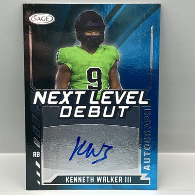 Sale Photo Thumbnail #23: 2022 Sage Kenneth Walker III Next Level Debut RC Auto